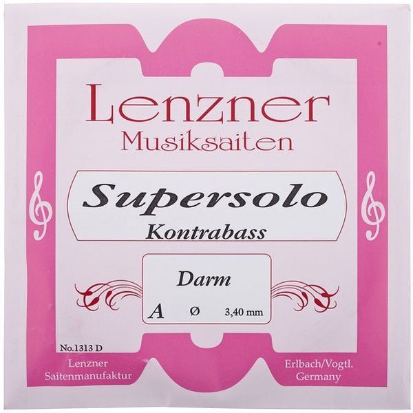 Musikinstrumente: Lenzer Supersolo - Darmsaiten Gut Strings Set 3/4 Kontrabass – Neu und originalverpackt aus Mühledorf SO von Neotech320 2
