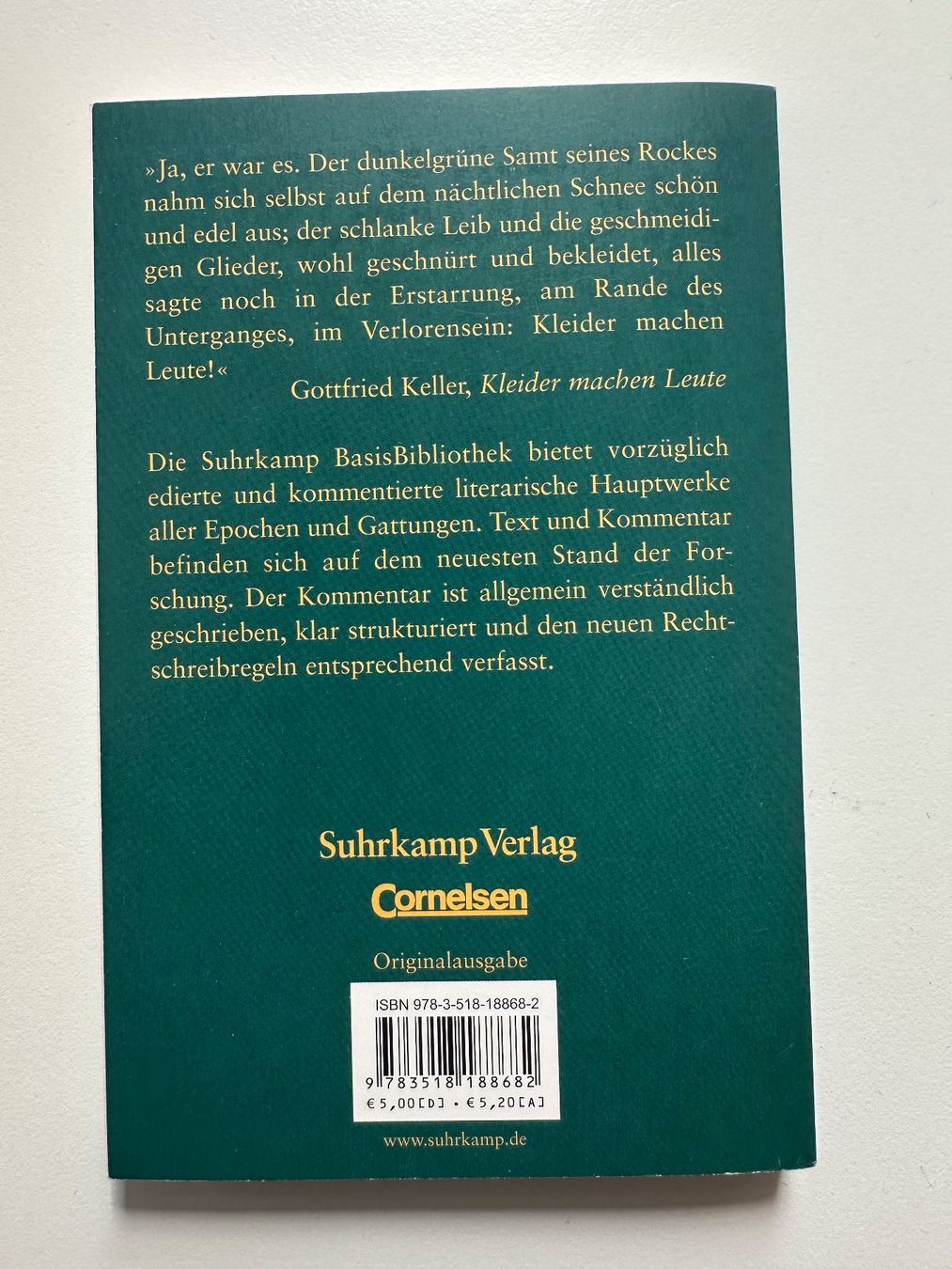 Libri: Kleider machen Leute von Gottfried Keller – Usato da Dübendorf venduto da rob_kzd8 1