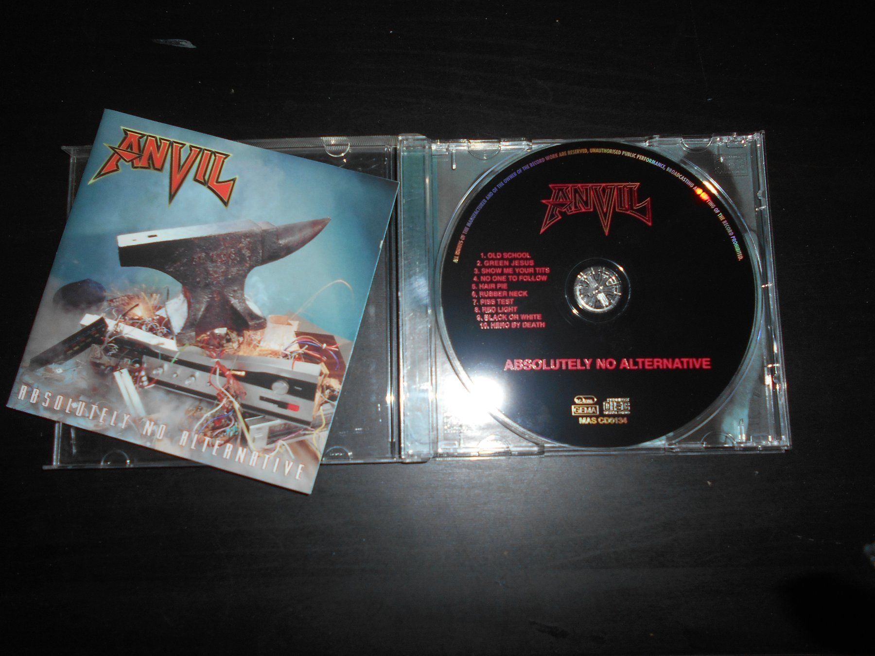 CD: Anvil – Absolutely No Alternative / 1997 – Usato da Aarberg venduto da witchhunter01