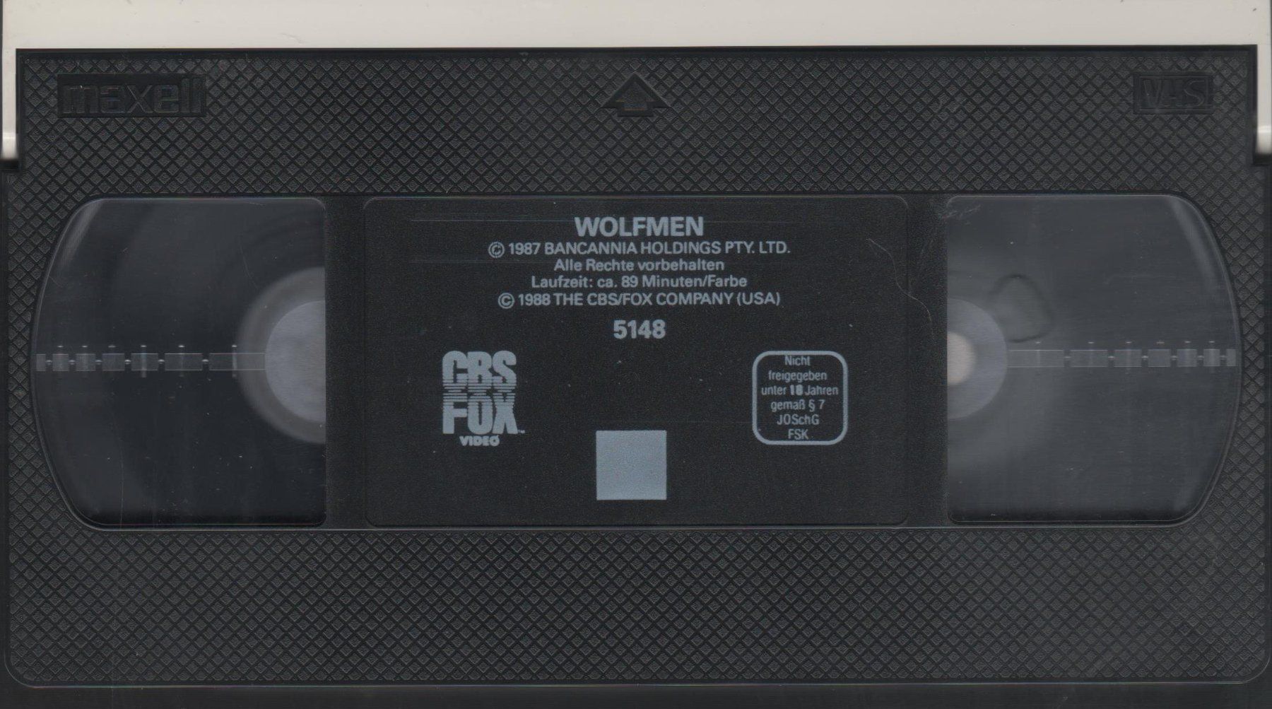 Tutti i VHS: Wolfmen (AUS 1987) CBS FOX VHS 5148 – Usato da Remetschwil venduto da Hofiii 2