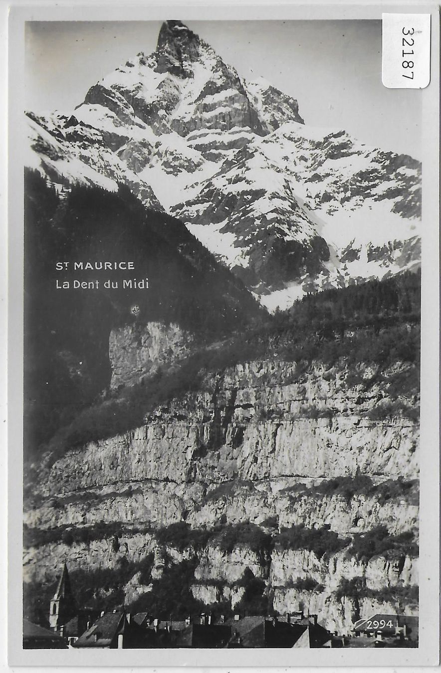 Cartoline postali: St. Maurice - La Dent du Midi – Usato da Ettingen venduto da Kartenplanet