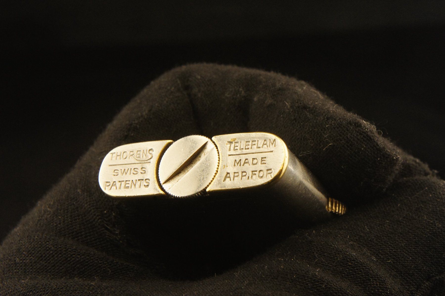 Thorens Accendini: Thorens Teleflam Feuerzeug 1930 – Usato da Emmenbrücke venduto da Feuerzeugservice 4