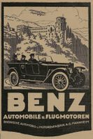 Benz, Automobile, Flugzeuge, Reklame 1917