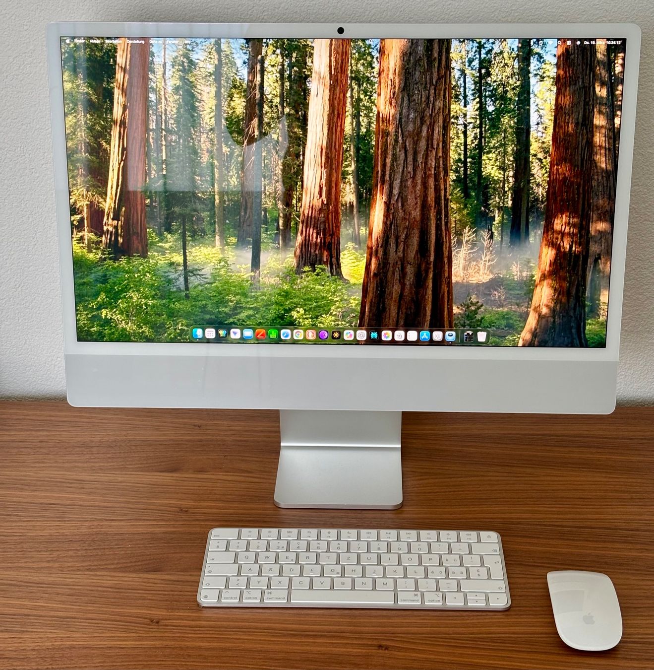 Apple PC: iMac 24" Retina 4.5K, silber, Apple M4 – Usato da Lohn-Ammannsegg venduto da Uranus2001