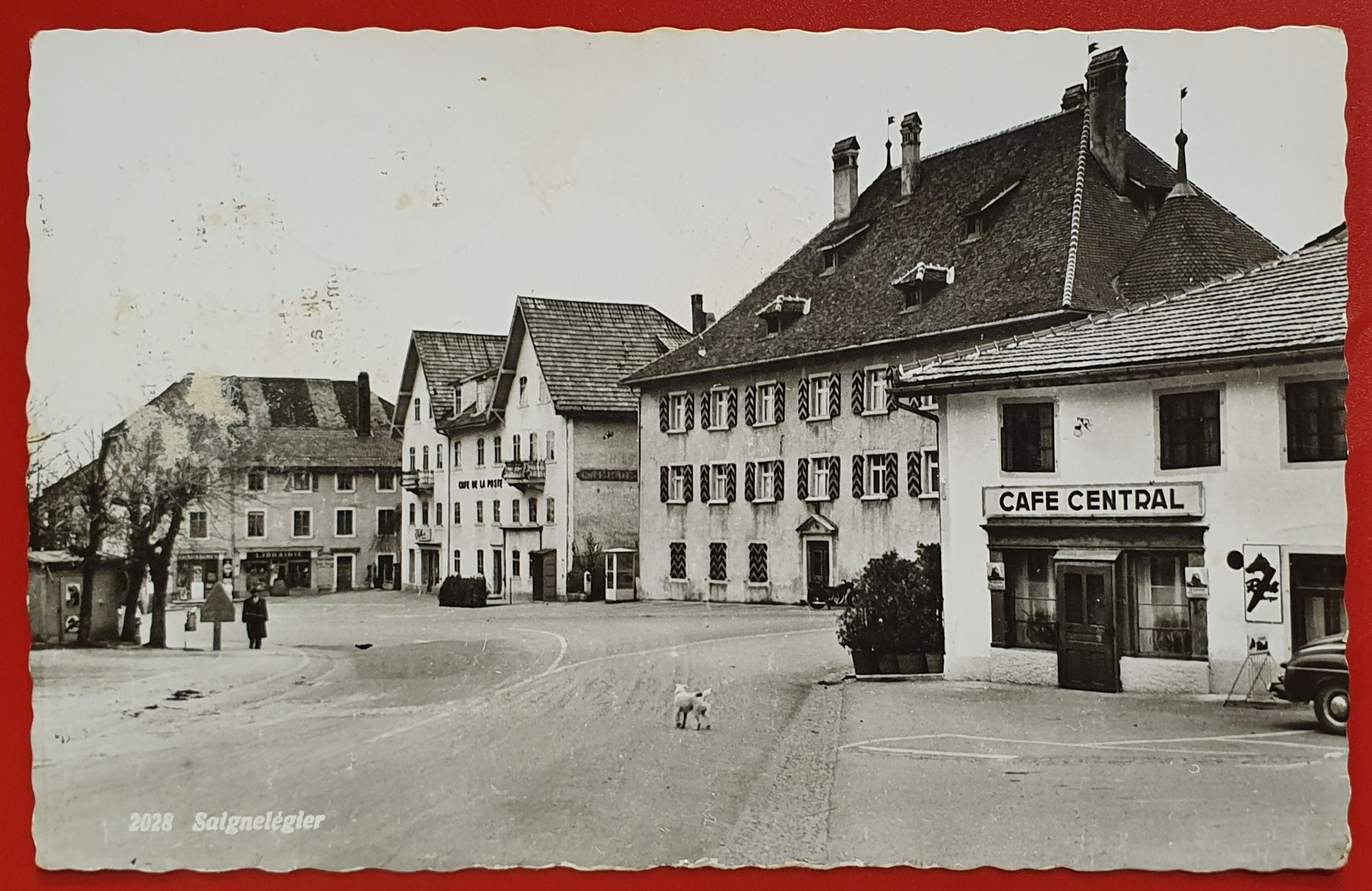 Ansichtskarten: Saignelégier - Dorfpartie – Gebraucht aus Kreuzlingen von Rschweiz1