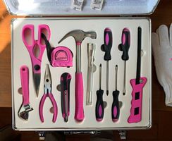 Tool kit for Ladies pink Werkzeugset