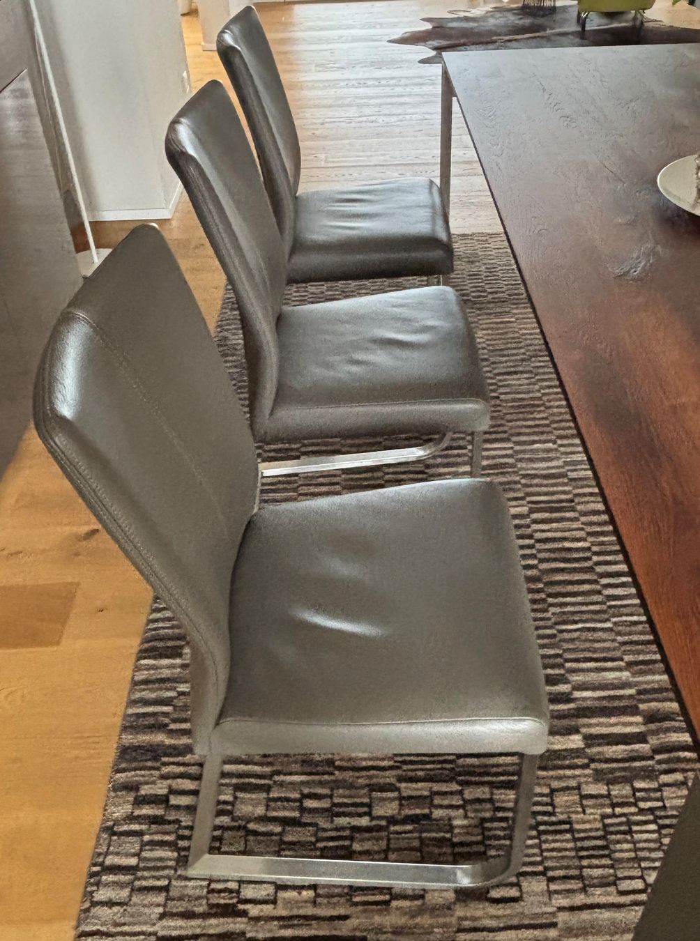Sedie: Stühle, Freischwinger, 6 Stk, Echt Leder – Usato da Jona venduto da Laaxi 5