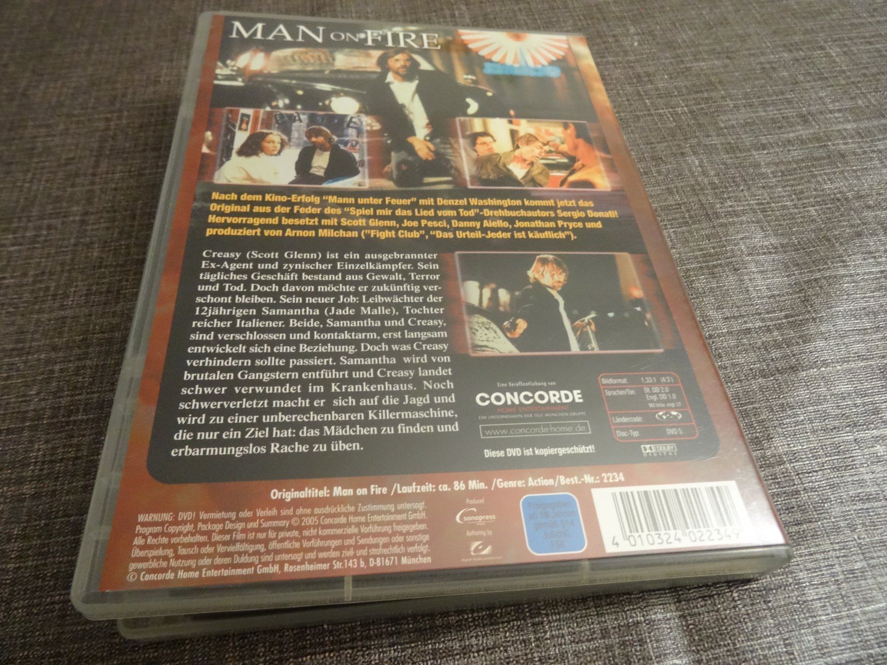 Tutti i DVDs: DVD Man on Fire – Usato da Olten venduto da Disc-Verkauf 2