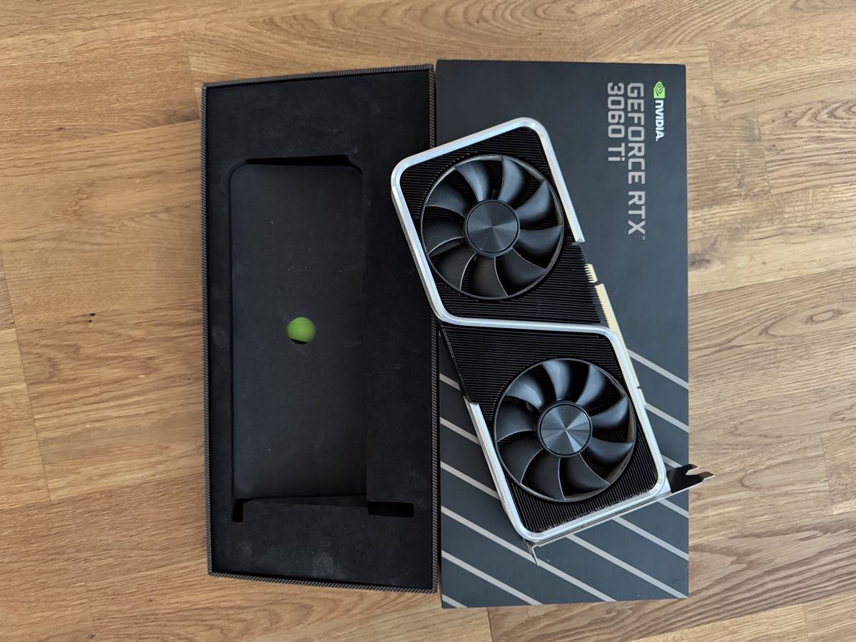 Nvidia Schede grafiche: RTX 3060 TI Founders edition mit Verpackung – Usato da Bern venduto da ein_b9n9 1