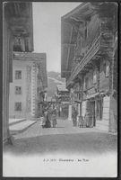 1904 AK CHAMPÉRY attraktive Ansicht belebt Top ab 1.-