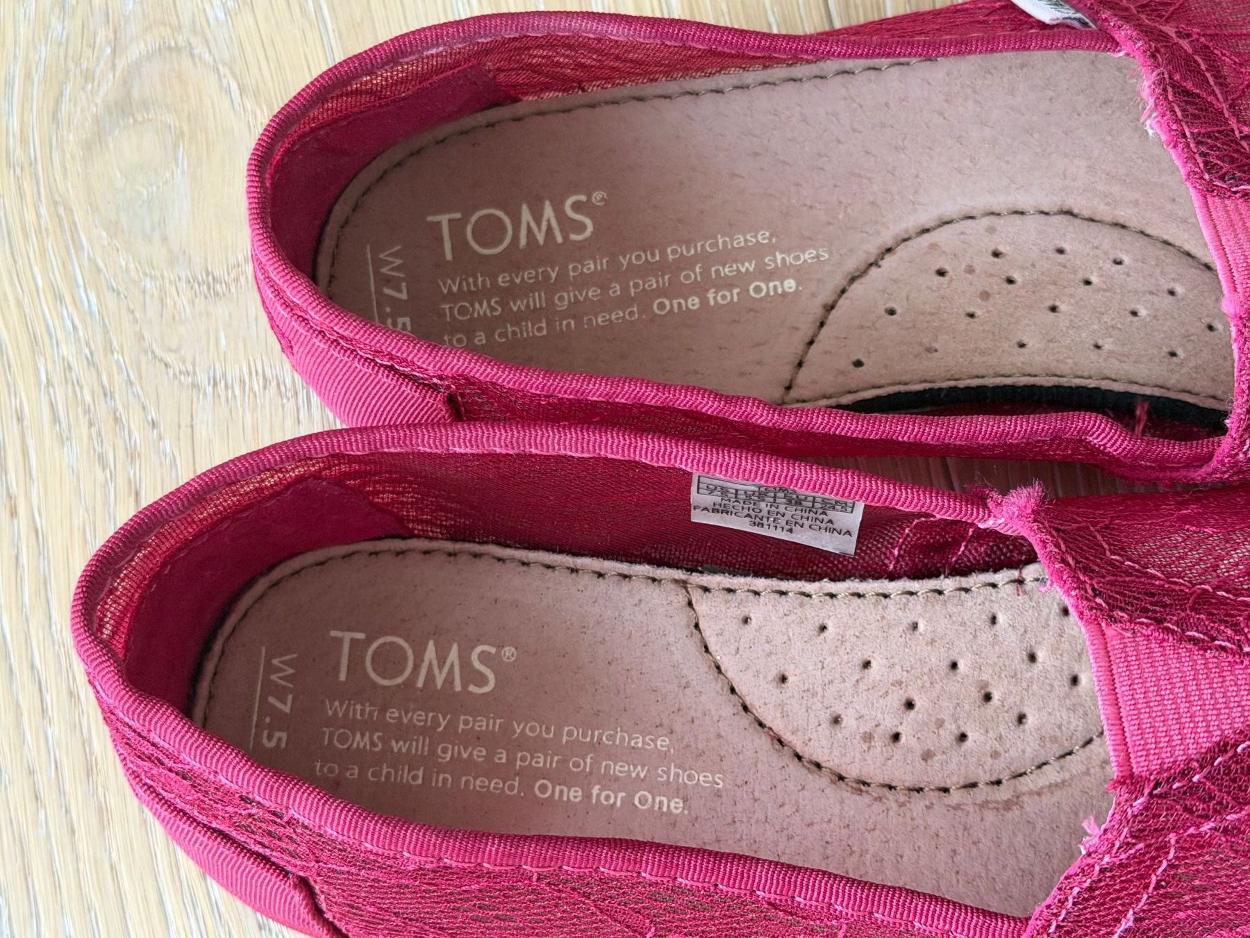 Toms Scarpe da donna: TOMS Damen Freizeitschuhe Gr. 37,5 – Usato da Kilchberg ZH venduto da Sweeper8 1