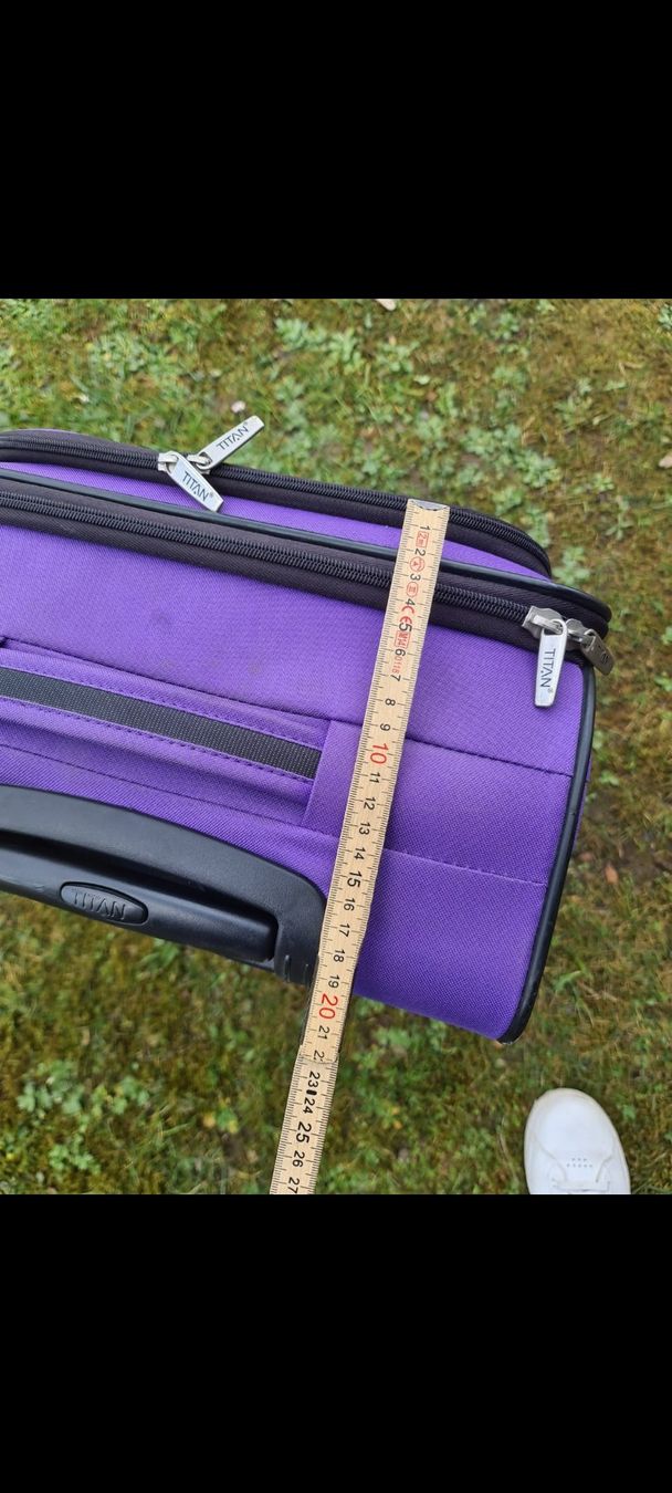 Valigie: Handgepäck Koffer Reisekoffer violett – Usato da Niederlenz venduto da DaveDasWahnsinn 2