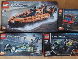 4 Lego Technic Sets 42120, 42103, 42072, 42084