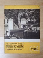 Citroen C4 Cabriolet 2 Places - Prospekt ca 1930 - V017