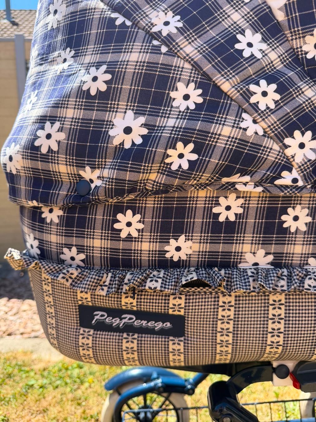 Peg Perego Kinderwagen: Kinderwagen Retro Stoff Blumenmuster – Gebraucht aus Reiden von ste_l659 4