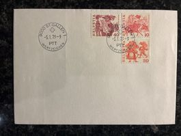 Volksbräuche aus Markenheft Stempel mit Ausgabedatum 5.1.79