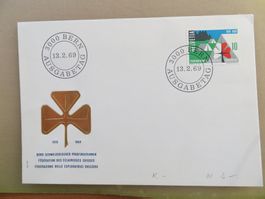 Brief FDC mit Sondermarke Pfadfinderinnen 1969