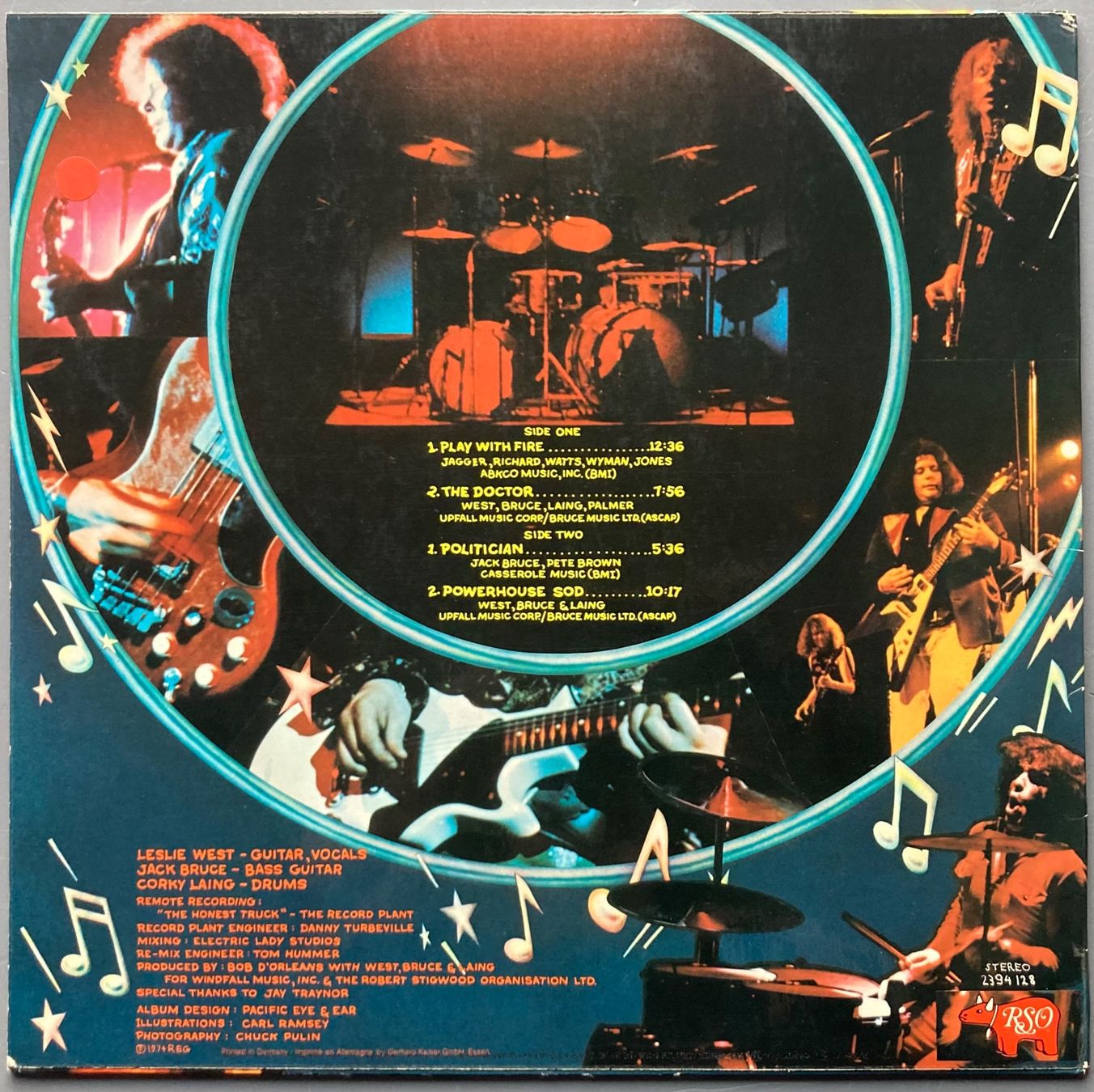 Schallplatten: WEST, BRUCE & LAING - LIVE "N" KICKIN" – Gebraucht aus Poliez-Pittet von Newtown-Records 1