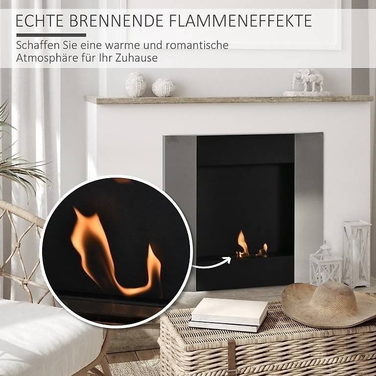 Camini: Ethanol-Kamin 72 cm x 11 cm x 72 cm – Nuovo e nell'imballaggio originale da Flawil venduto da vivalacasa 2