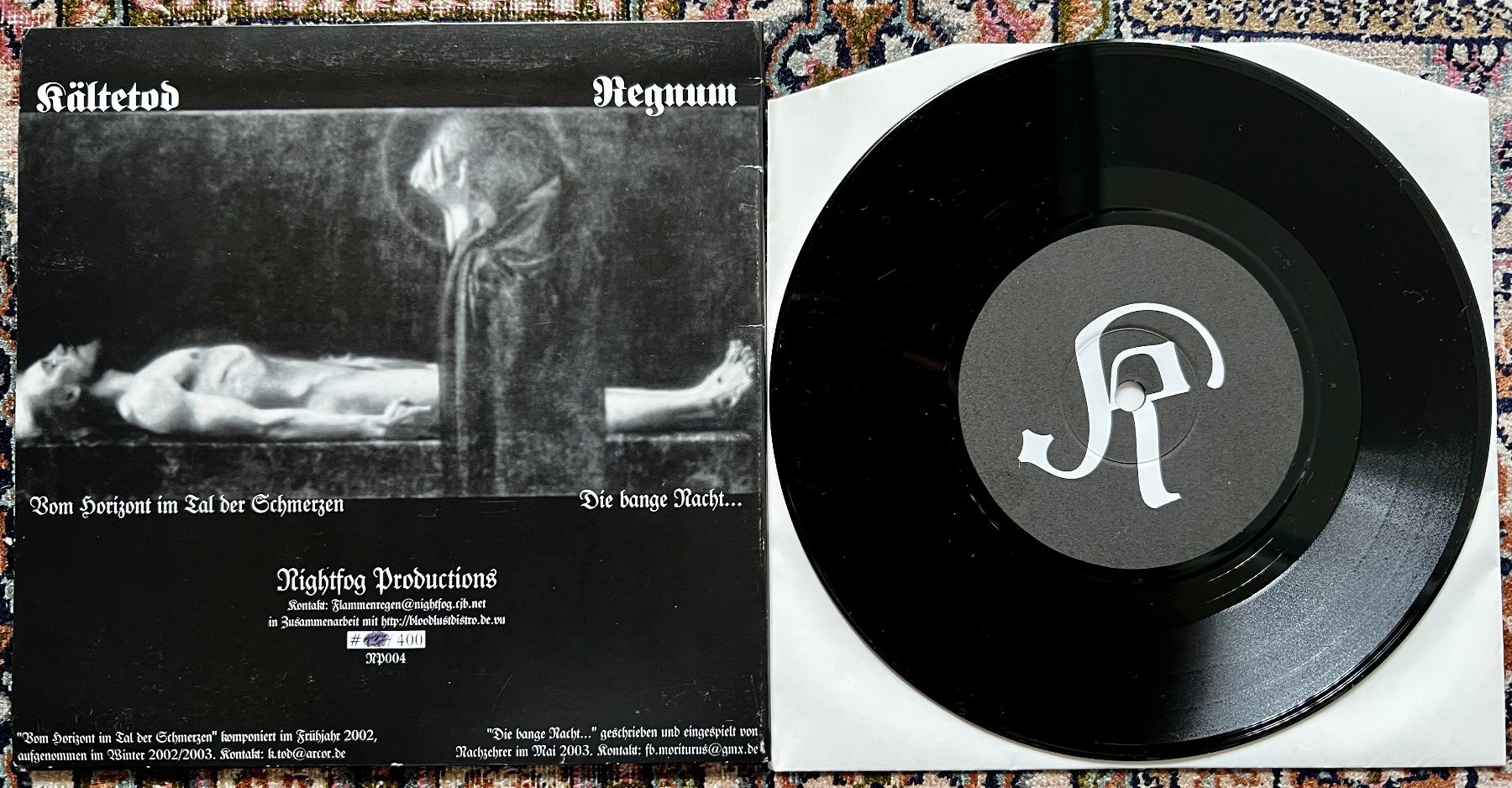Vinyles: Kältetod / Regnum - Single Limited to 400 TOP ZUSTAND – Neuf (Voir description) à Unterseen par vinylmore 1