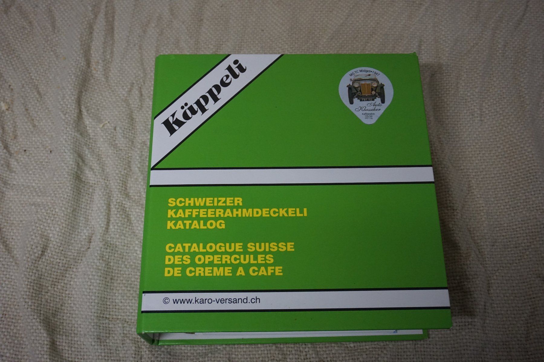 Kaffeerahmdeckel: Käppeli KRD Katalog / Ordner – Gebraucht aus Meinisberg von Faithles1