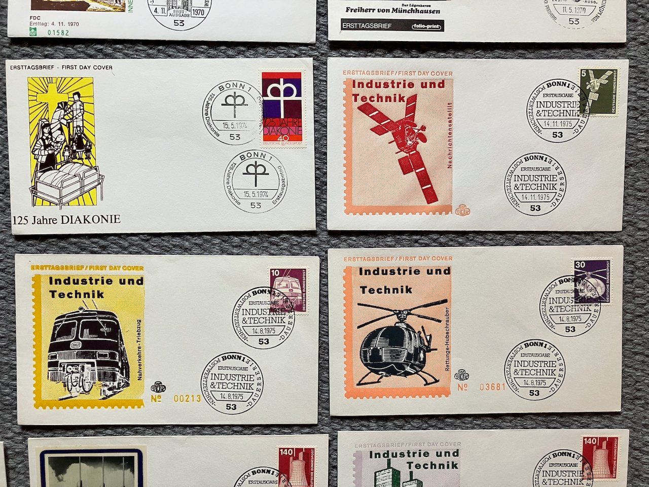 Tutti i francobolli: Deutschland - 31 FDC 1961-76 – Usato da Nesslau venduto da andi_hon 4