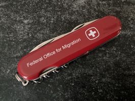 Wenger Sackmesser "FEDERAL OFFICE FOR MIGRATION“ Neu & Rar
