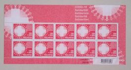 Kleinbogen Corona Covid-19, Postfrisch