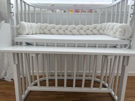 Babybay Maxi Comfort Beistellbett – Weiss –