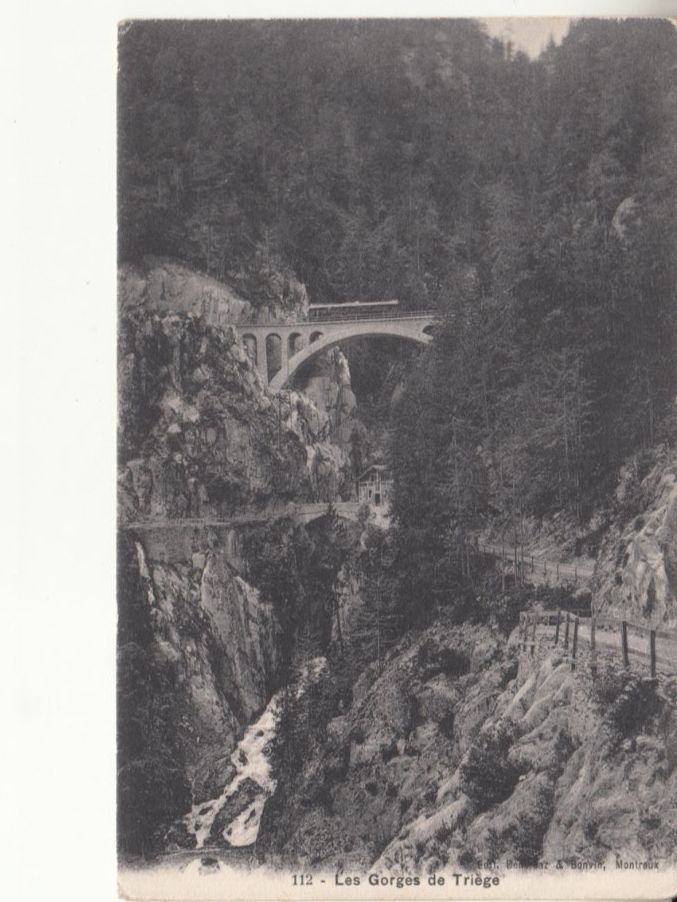 Ansichtskarten: Salvan Triege, ca. 1900 – Gebraucht aus Bürglen TG von StampGraf