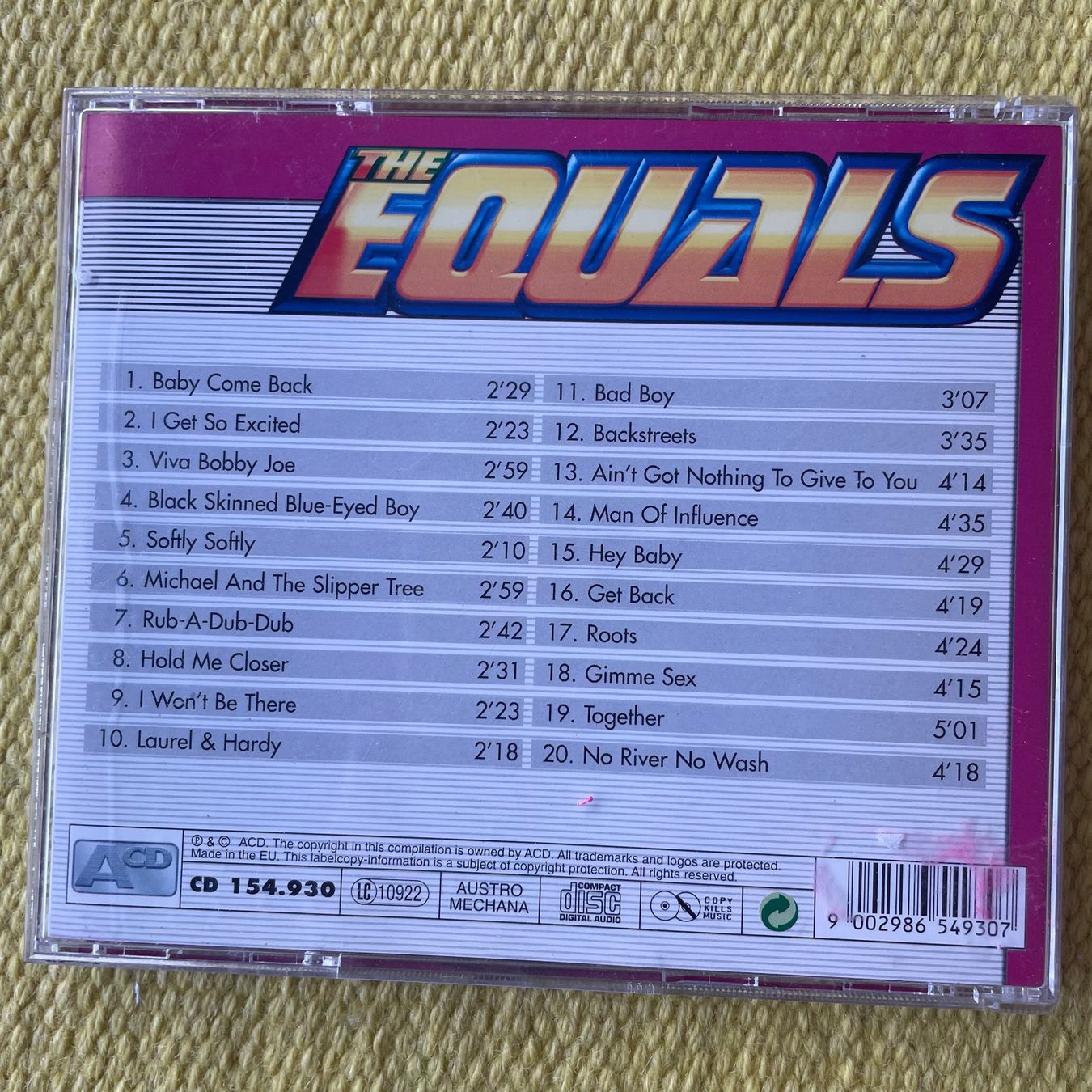 CDs: EQUALS-THE BEST – D'occasion à Rorschacherberg par CD-Roli 1