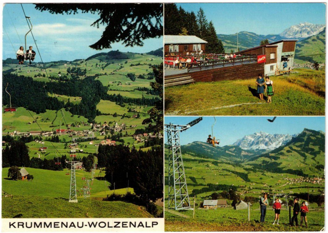 Cartoline postali: Krummenau - 3 Bild AK – Usato da Binningen venduto da Mountainrider