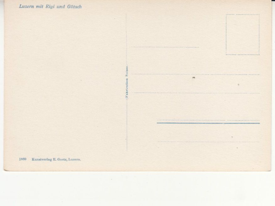 Cartoline postali: Luzern ca. 1930 – Usato da Bürglen TG venduto da StampGraf 1