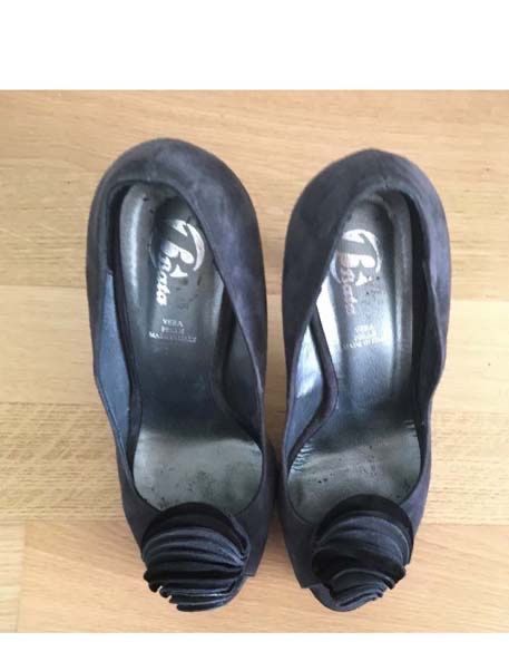 Scarpe da donna: Peeptoes, wildleder, Grösse 38 – Usato da Winterthur venduto da butterfly210 2