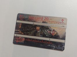 PTT Taxcard 20.- Fr. alte Telefonkarte