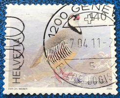 Nr. 1306 STEINHUHN GESTEMPELT  2009  GENEVE