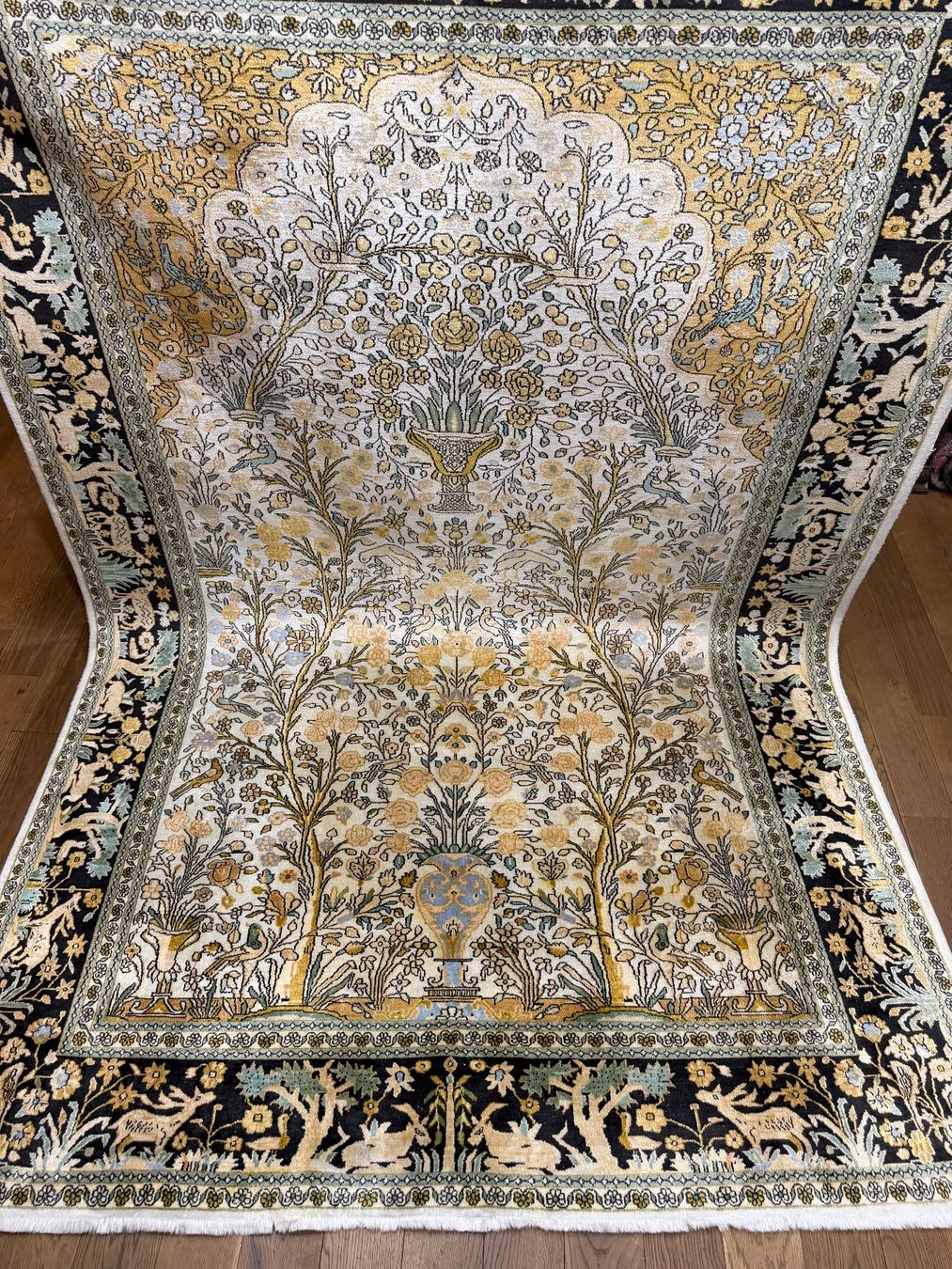Tappeti: Wunderschöner grosser Seidenteppich - Handgeknüpft – Usato da Bennau venduto da Mayer_Carpets 9