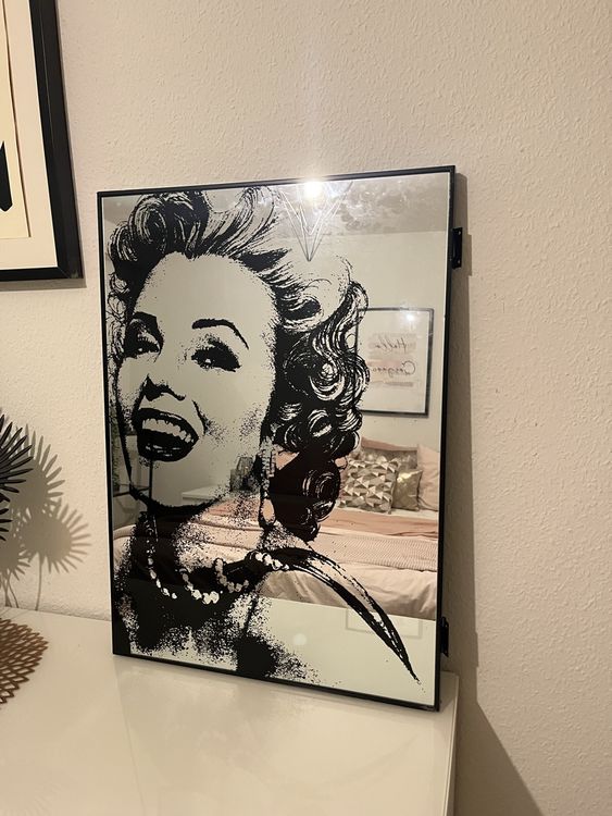 Sweat-shirt Noir à L'effigie De Marilyn Monroe - Taille S - Occasion Très Bon état