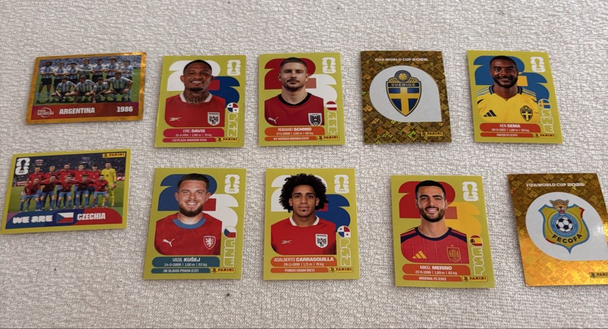 Panini Carte collezionabili: 10 Panini WM Sticker 2026 – Usato da Niederuzwil venduto da MT5612