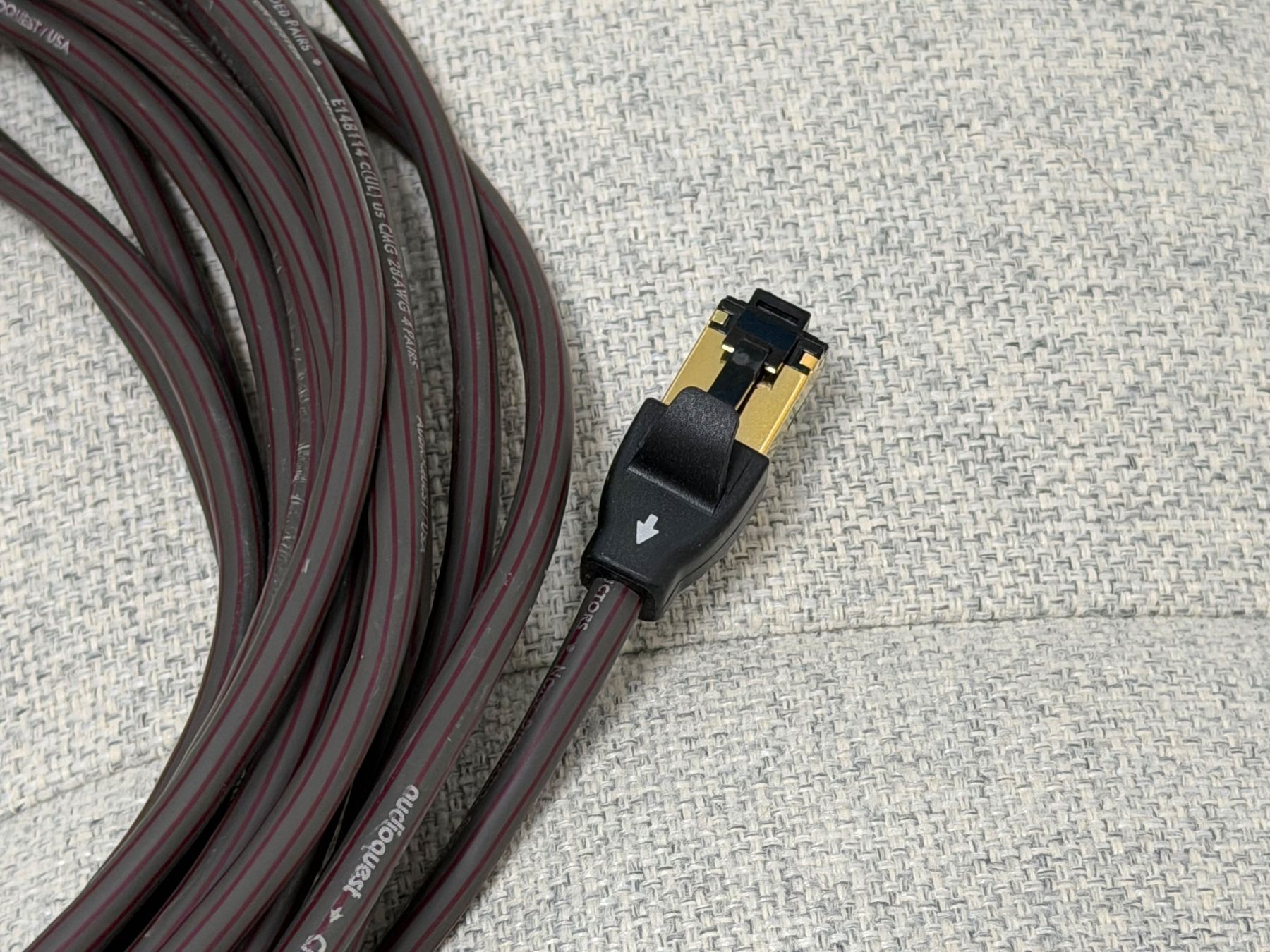 AudioQuest Câbles: Audioquest Cinnamon LAN/Ethernet-Kabel 8 Meter – D'occasion à Riehen par Nyenhuis 2