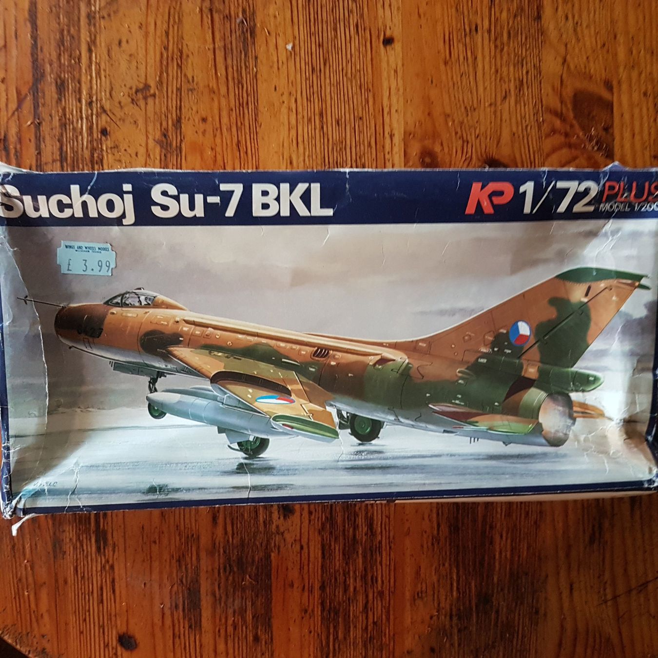Kit di modellismo & Modellini statici: KP 1/72 Sukhoi Su-7 BKL – Nuovo e nell'imballaggio originale da Bern venduto da causa67
