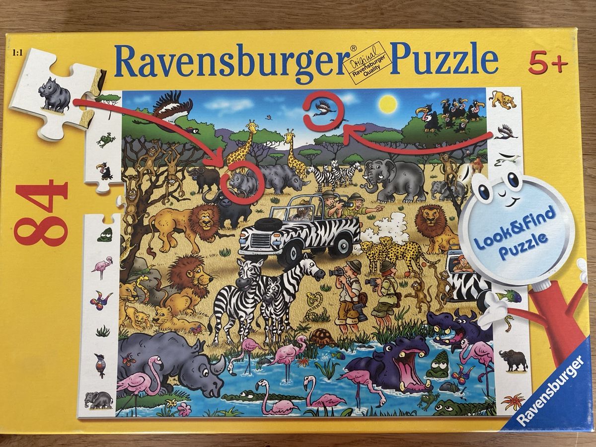 Ravensburger Puzzles: Ravensburger Puzzle Safari – Neu (gemäss Beschreibung) aus Orpund von