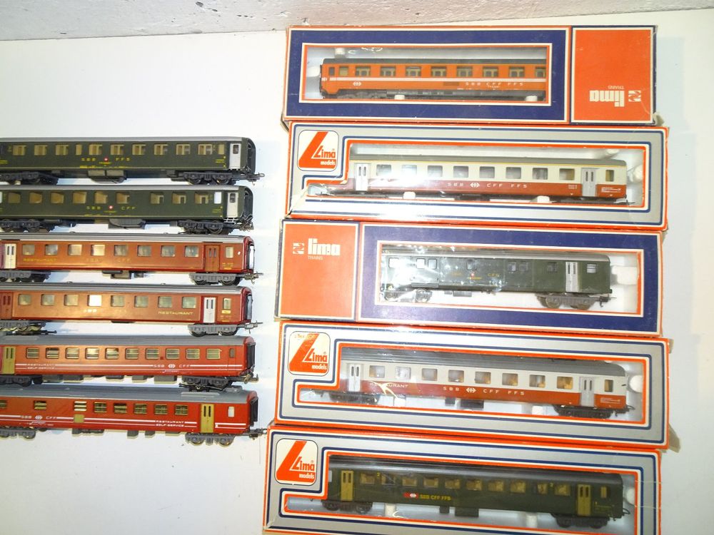 Lima Carrozza 309521K – Wagon Voyageurs HO – 2ème Classe SBB – Neuf