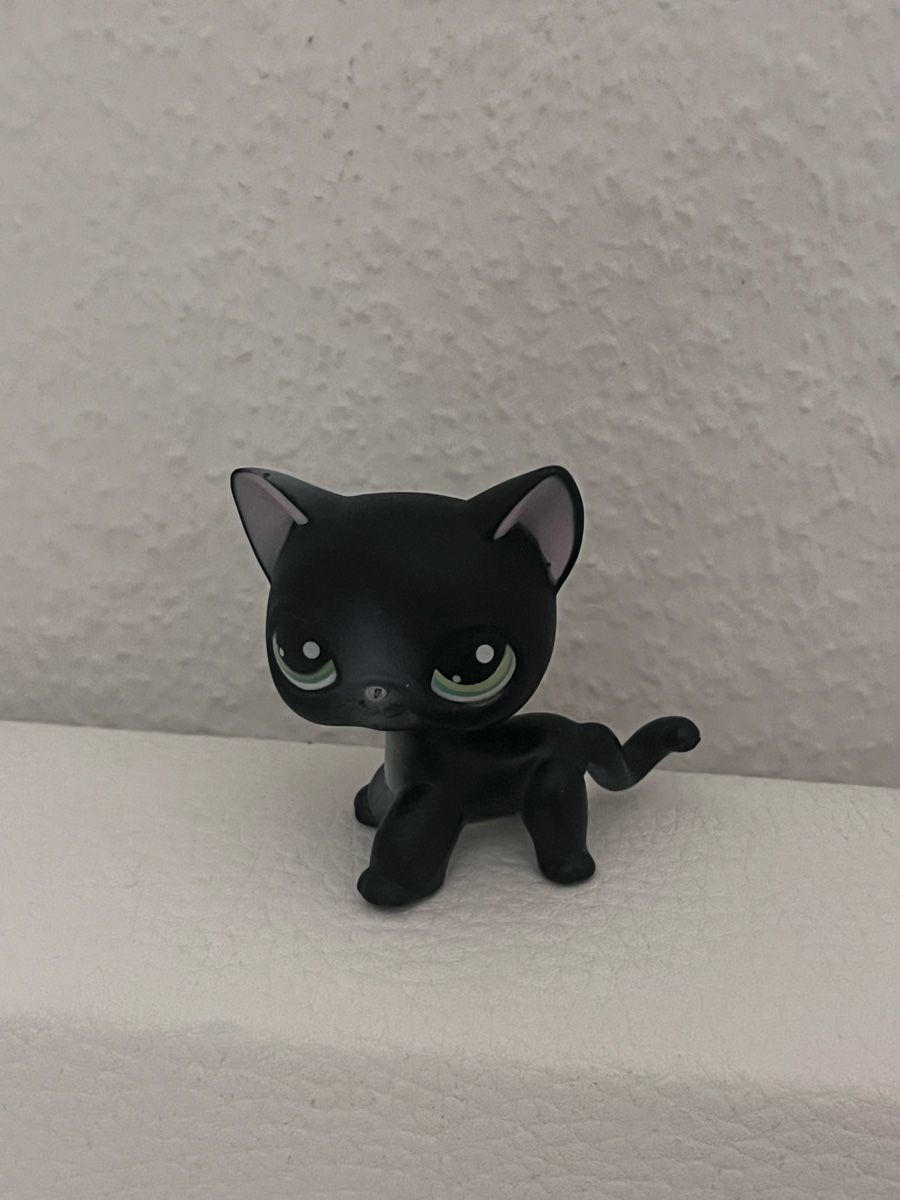 Littlest Pet Shop Statuette: Littlest Pet Shop Black Cat #336 – Usato da Le Grand-Saconnex venduto da Koko.hime_