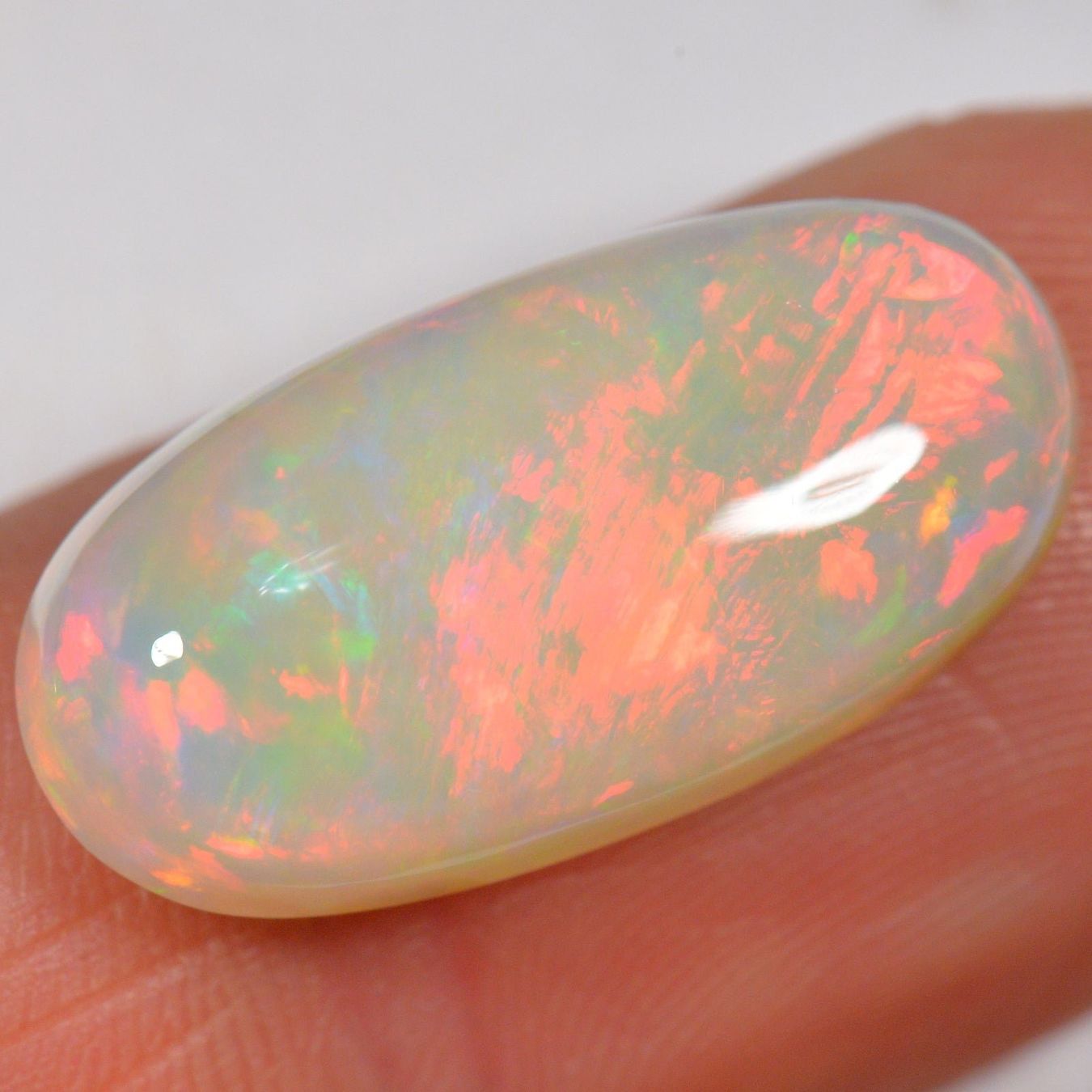 Edelsteine: 10.6 Karat - Rot - Äthiopischer Welo Opal – Neu (gemäss Beschreibung) aus Rüti ZH von DeinOpal 1