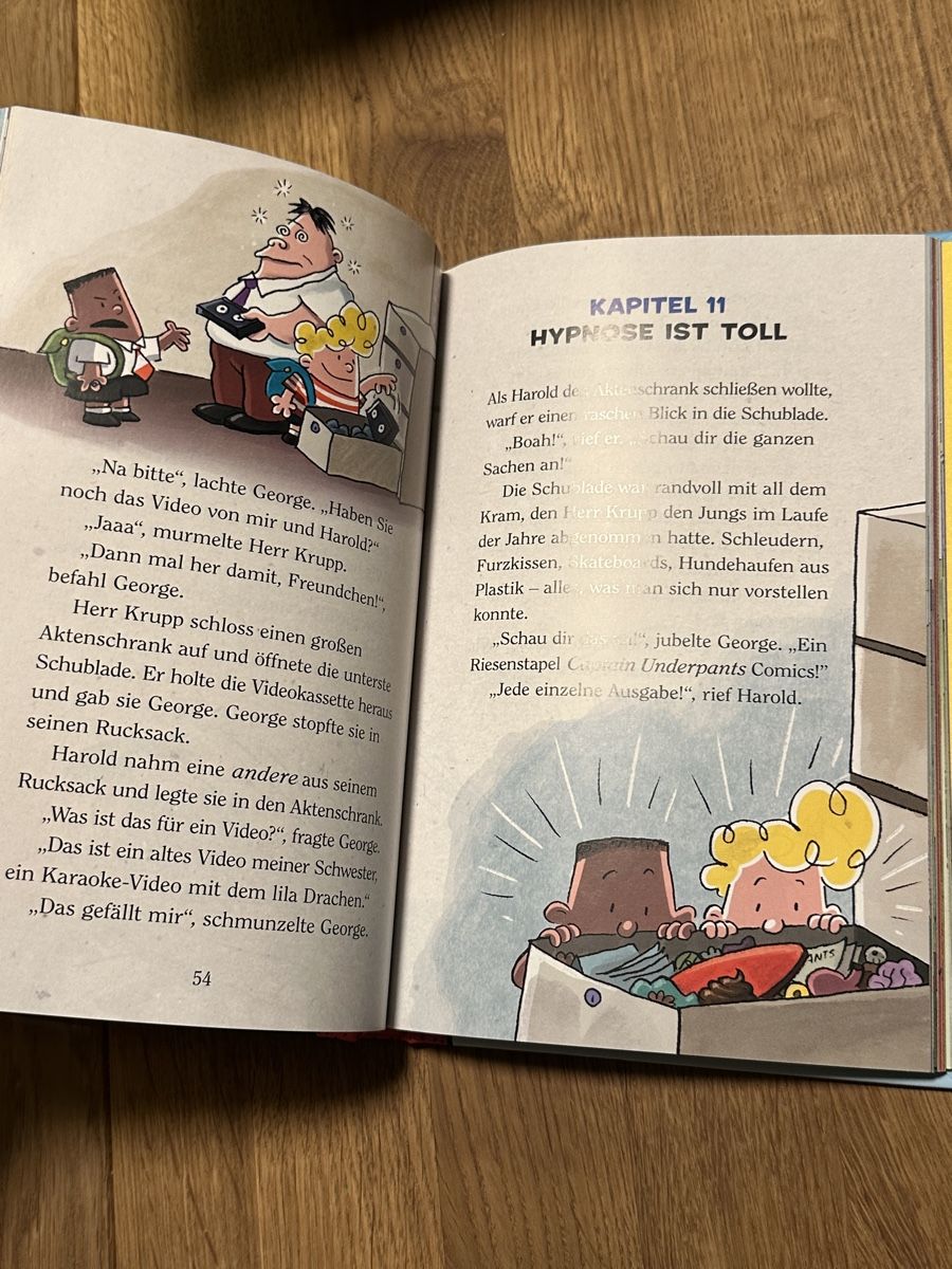 Livres: Captain Underpants Band 1 + 2 – D'occasion à Windlach par Binchen0 2