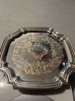 WMF Serviertablett versilbert mit Dekor guter Zustand