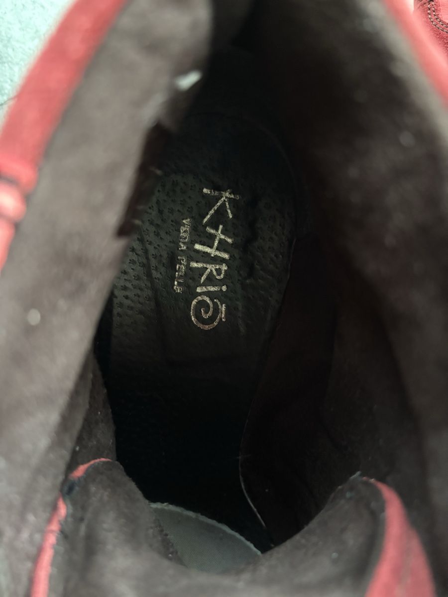 Damenschuhe: Damen Sneaker Leder Keilabsatz Khrio – Gebraucht aus Münsingen von Richigen 3