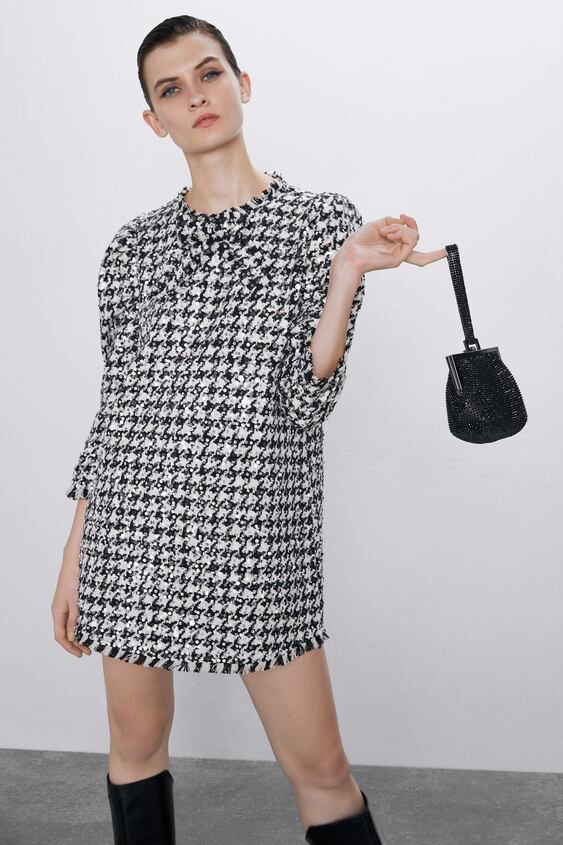 Zara Vestiti: Zara sequin mini dress with bow detail Small – Nuovo e nell'imballaggio originale da Embrach venduto da lau_2gtp