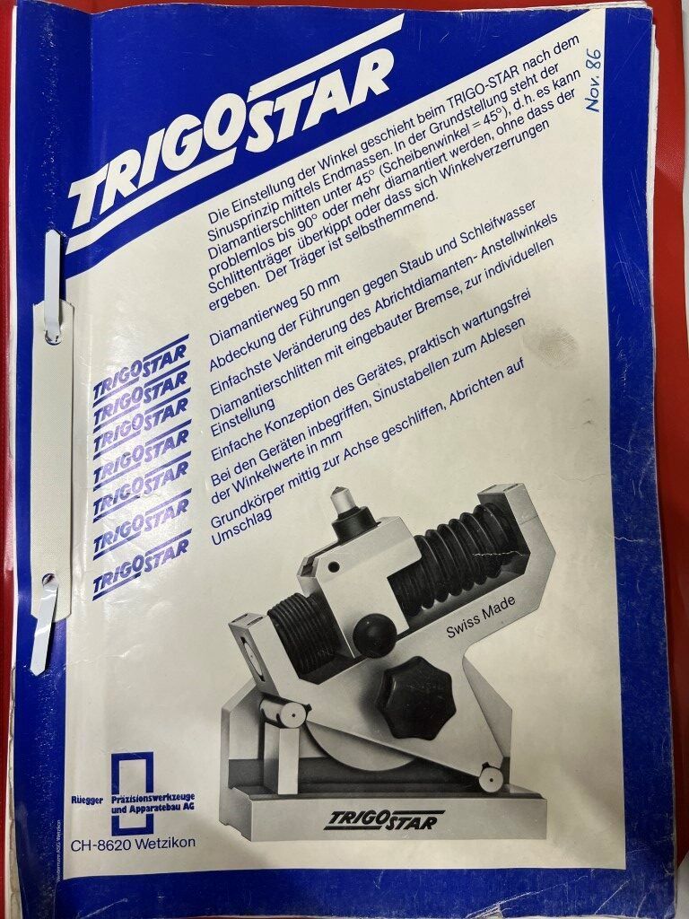Altro per industria metallurgica: Trigostar Winkeldiamantiergerät RW 50 – Usato da Zuchwil venduto da dragosmd-maschinen 6